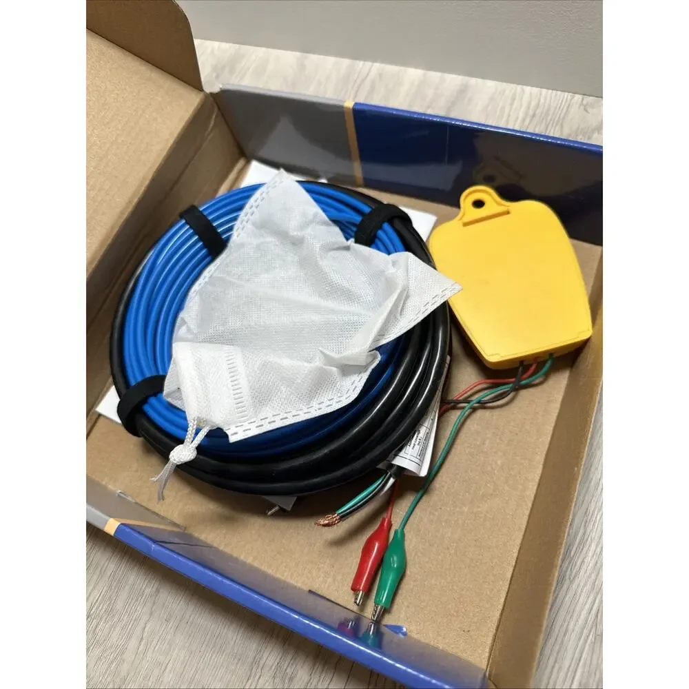 Electric Heated Floor Cable Underfloor Heating System Kit with Cable 10sq Ft